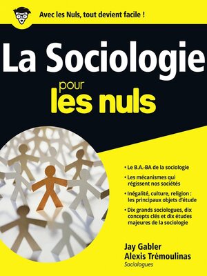 cover image of La Sociologie Pour les Nuls